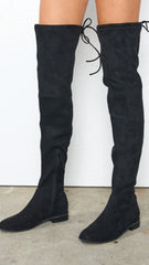 Tango Boots - Black Suede