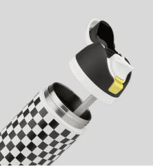 Owala Birthday Bash 24 Oz Later Skater Black And White Checker