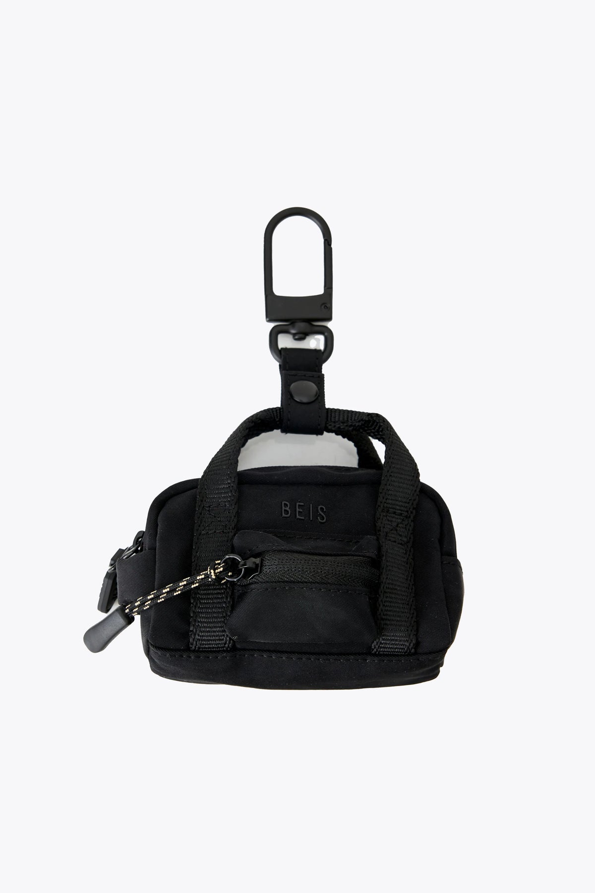 BEIS 'The Sport Duffle Charm in Black