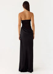 Champagne Skies Maxi Dress - Black