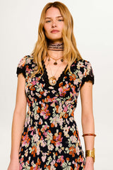 Clarice - Primrose Floral Deep Navy