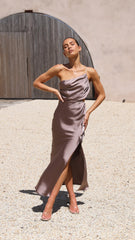 Nyla Maxi Dress - Mushroom