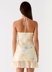Log In Mini Dress - Spring Meadow
