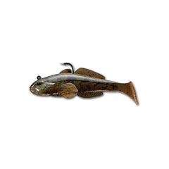 LIVETARGET Goby Paddle Tail Swimbait 3 pack