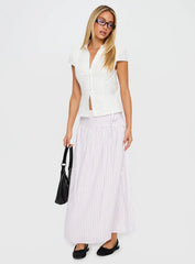 Antheia Maxi Skirt White Multi