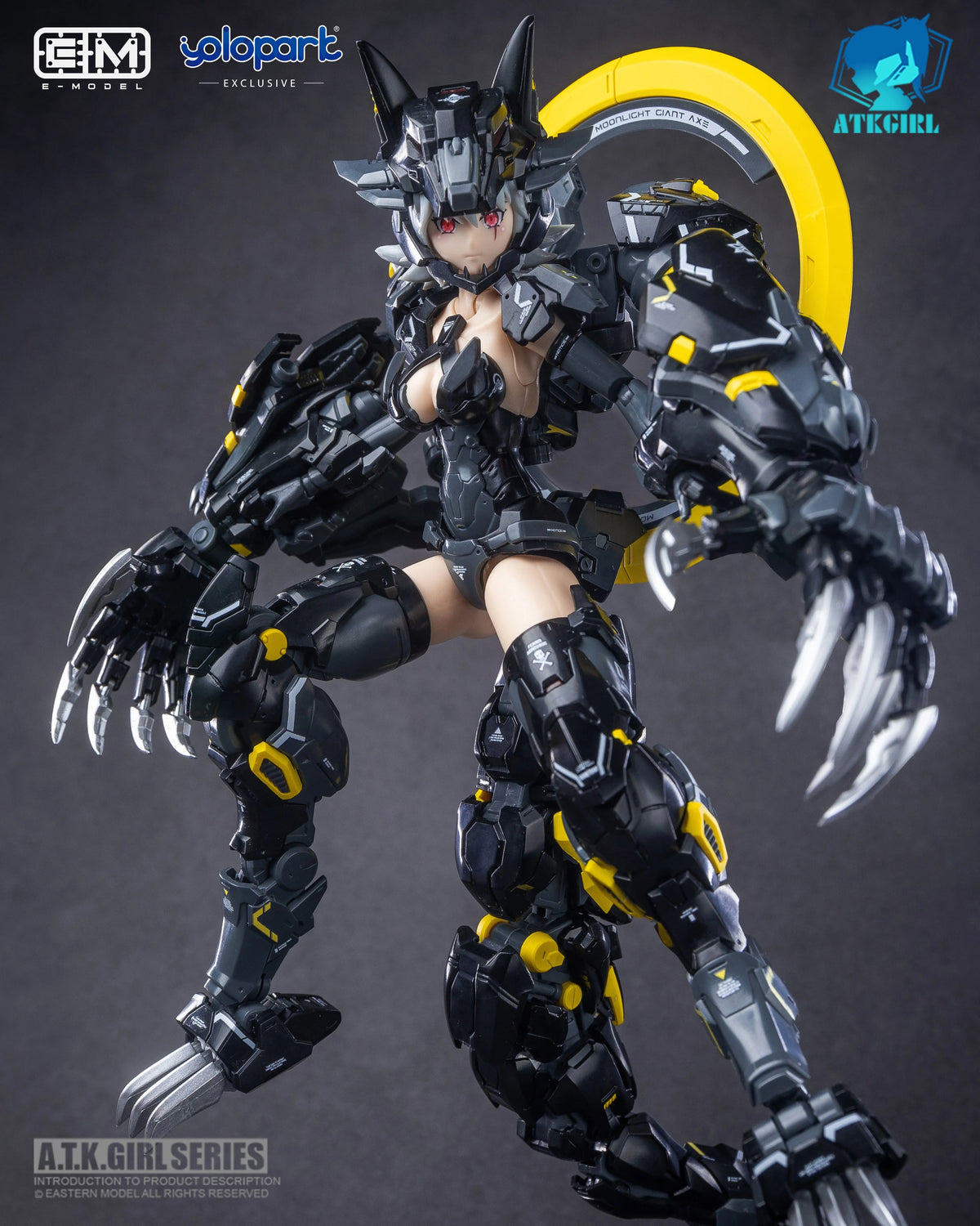 A.T.K. Girl Fenrir (Stealth Ver.) 1/12 Scale Model Kit