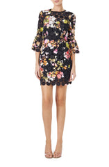 Circle Lace Mini Dress
