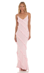 Ruffle Maxi Dress