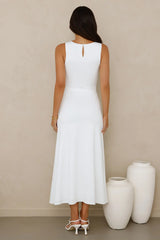Everything Energy Midi Dress White