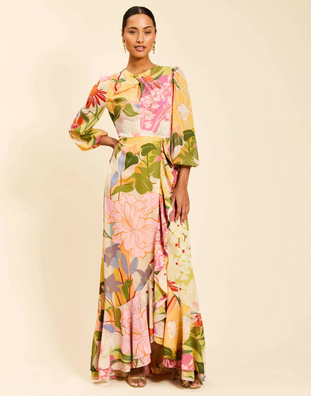 Ophelia Ruffle Gown