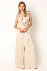 Larissa Jumpsuit - Light Taupe