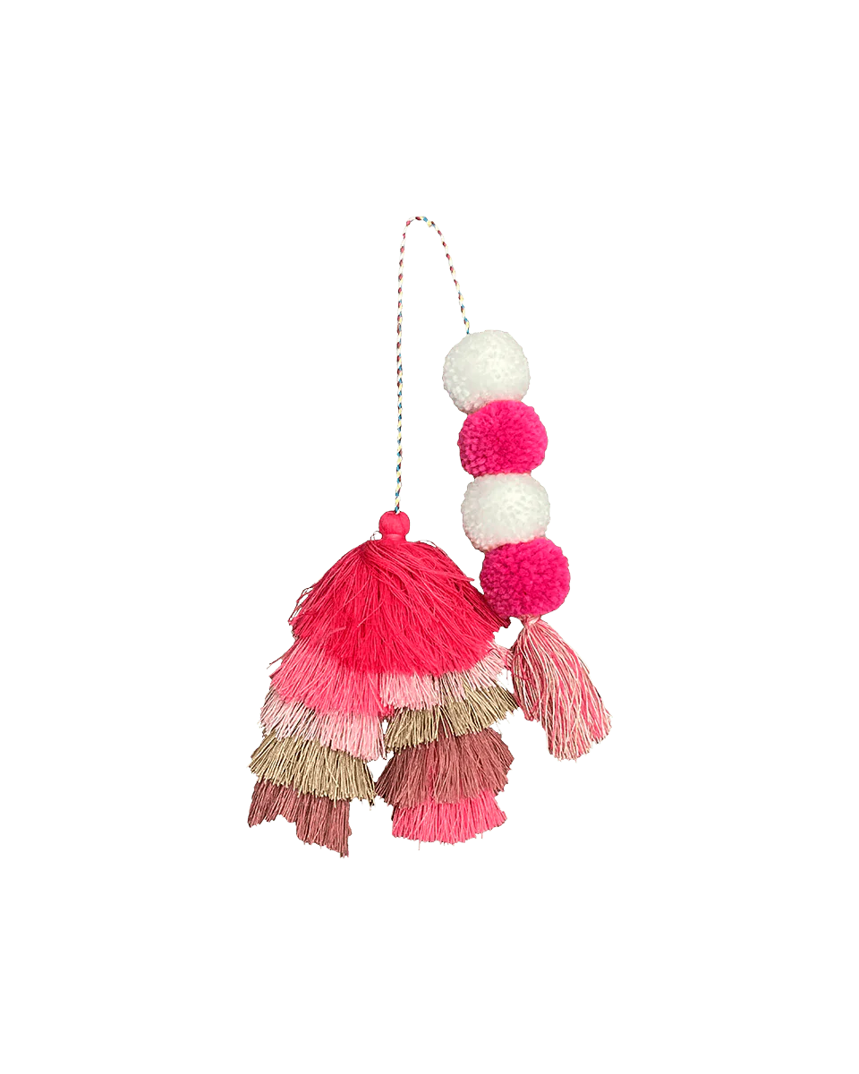 Bogg® Bag Bauble - Straw Market Double Tassel