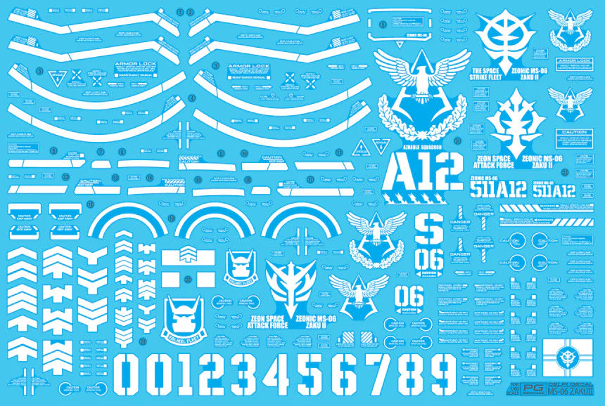PG Zaku II (Water Decal)