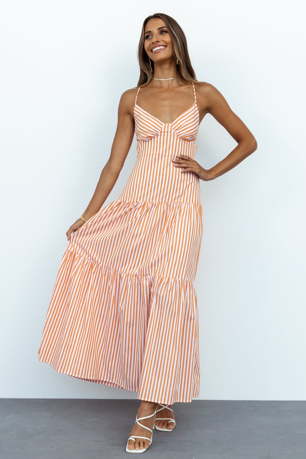 Soar Through Life Maxi Dress Orange