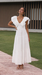 Emma Maxi Dress - White