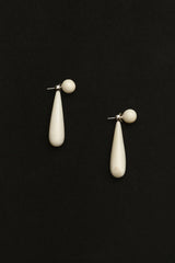 Small Angelika Earrings in Vegetable Ivory