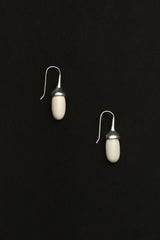 Dripping Stone Earrings in Vegetable Ivory
