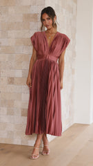 Gina Maxi Dress - Chocolate