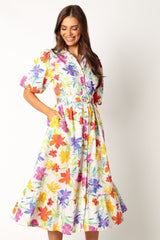 Reese Midi Dress - Zinnia Print