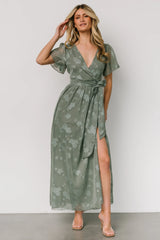 Faye Maxi Dress | Eucalyptus