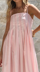Pippa Maxi Dress - Pink Stripe
