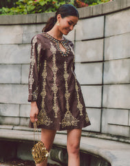 Lucrezia Embroidered Mini Dress