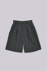 Black Check Jumbo Jorts