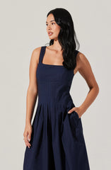 Aeryn Pleated Wide Leg Jumpsuit