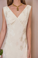 Sandrine - Poppy Jacquard Champagne