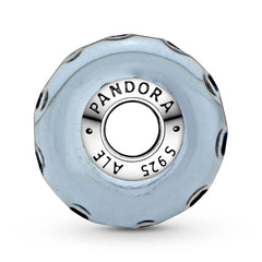 Pandora Wavy Dark Blue Murano Glass Ocean Charm