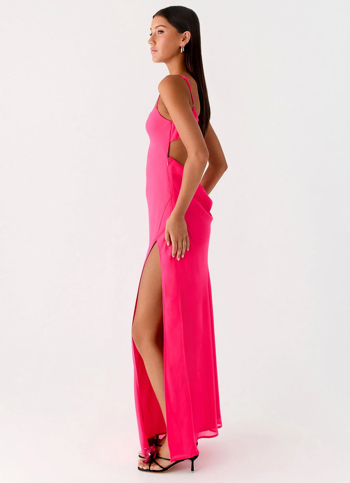 Alouette Maxi Dress - Fuchsia