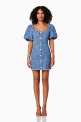 Blues Mini Dress In Blue
