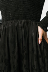 Stockholm Smocked Dress | Black