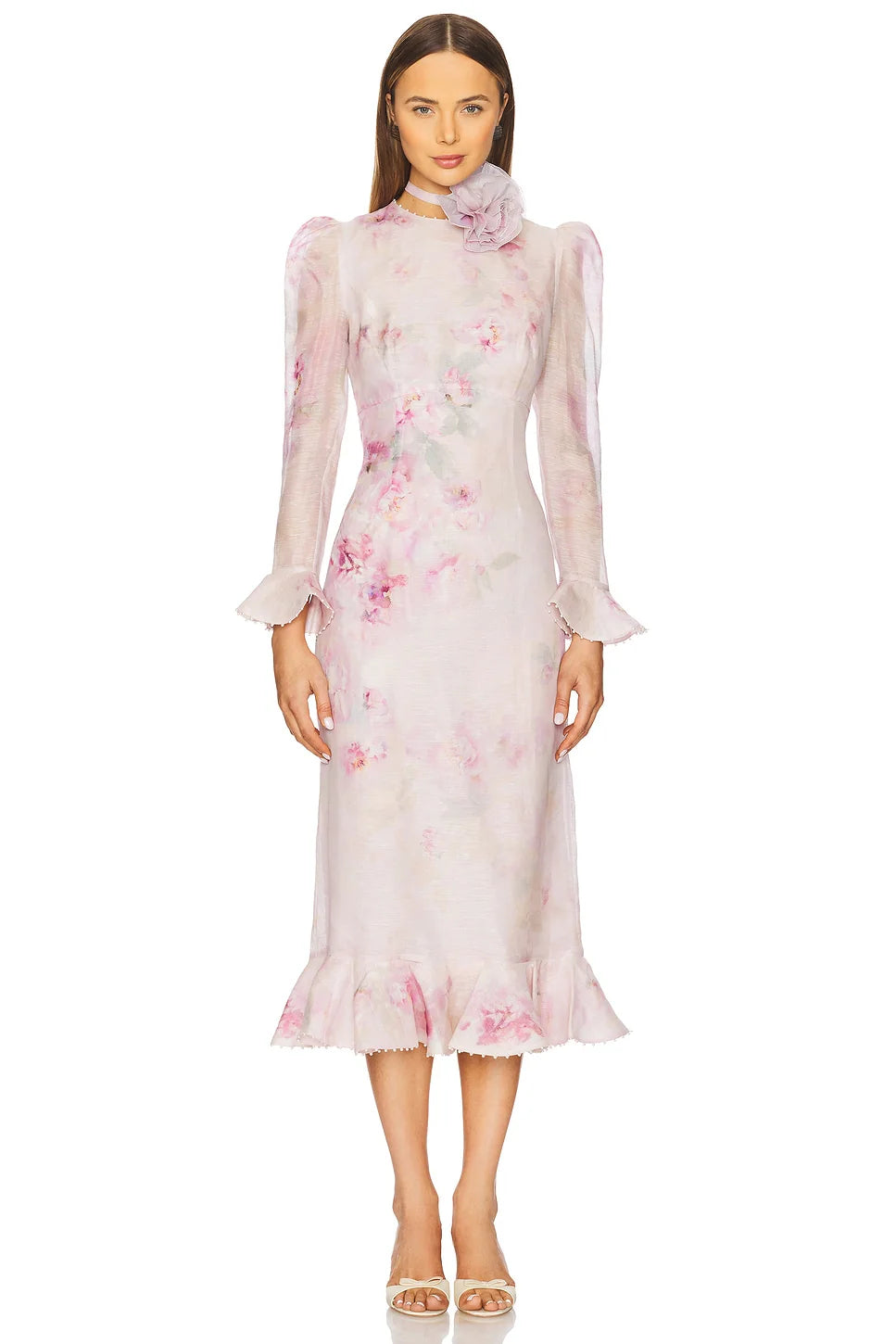 Crush Flower Midi Dress