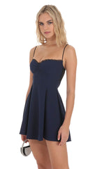 Spectacular Twirl Glitter Skater Dress