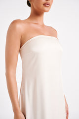 MESHKI Luisa Strapless Maxi Dress - Sand