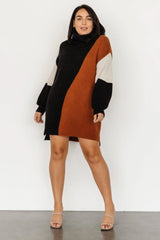 Diego Sweater Dress | Black Multi