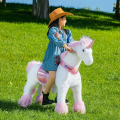 Pink Ride-On Unicorn Ages 7+