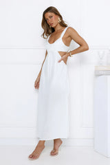 Starlight Shining Maxi Dress White