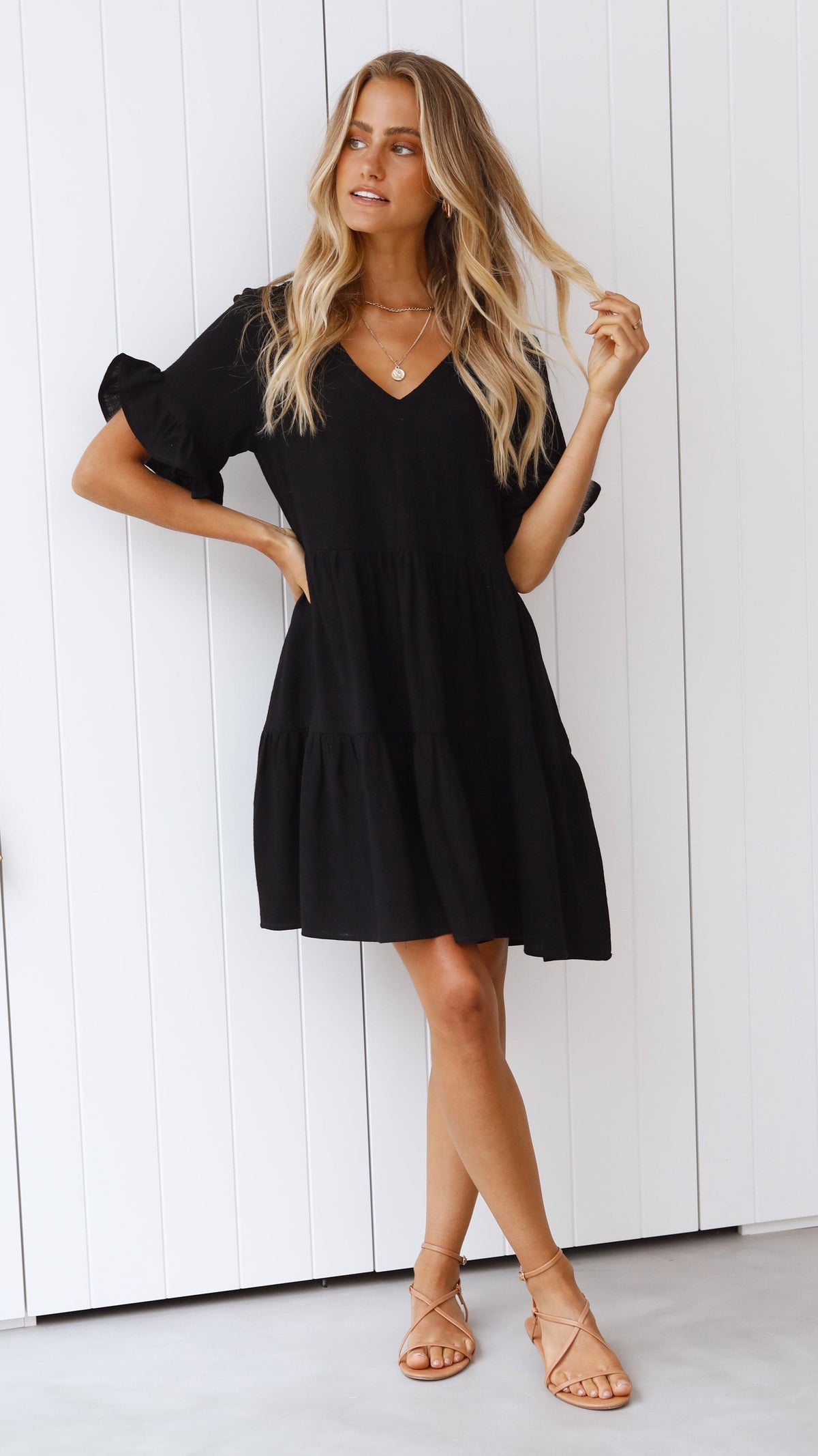 Mariah Mini Dress - Black