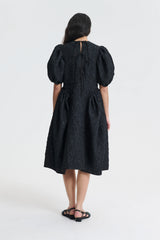FONDA | DRESS BORAGE CLOQU… BLACK