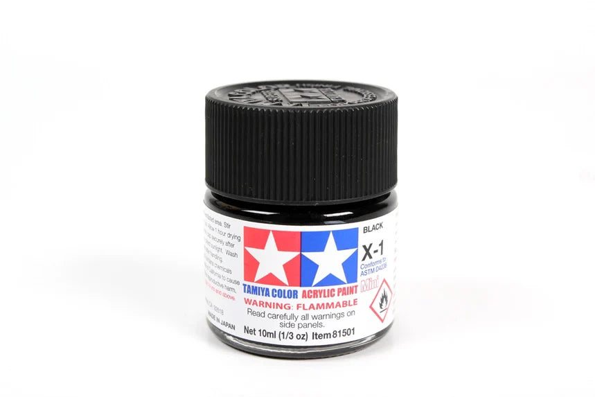 Acrylic Mini X-1 Black (10ml)