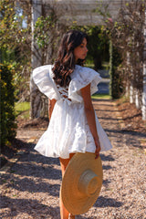 HELLO MOLLY Sweeter Than Life Mini Dress White