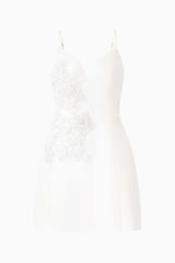 Stella Tulip Mini Dress in White