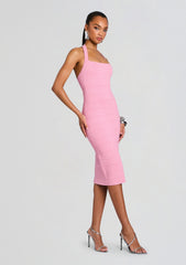Cloe Metallic Bandage Knit Dress
