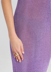 Martina Metallic Knit Maxi Dress