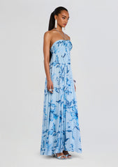 Milo Strapless Flared Dress