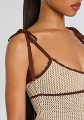 Malkie Crochet Mini Dress