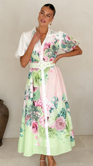 Dusk Maxi Dress - Sorbet Symphony
