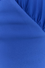 Mierah Halter Midi Dress - Cobalt Blue